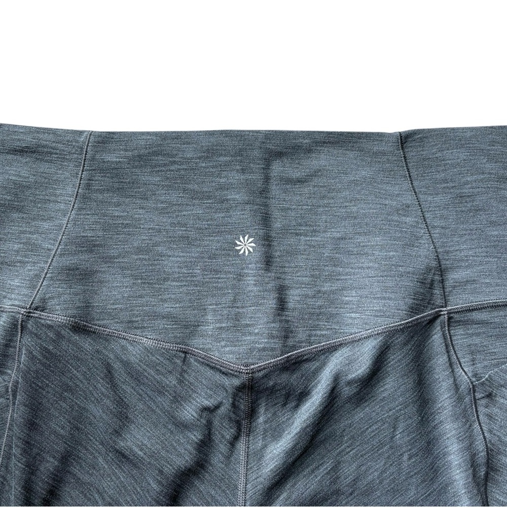Athleta Salutation Stash High Rise 7/8 Legging Sz 2X Heather Gray Hip Pockets - Picture 4 of 9